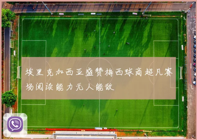 埃里克加西亚盛赞梅西球商超凡赛场阅读能力无人能敌